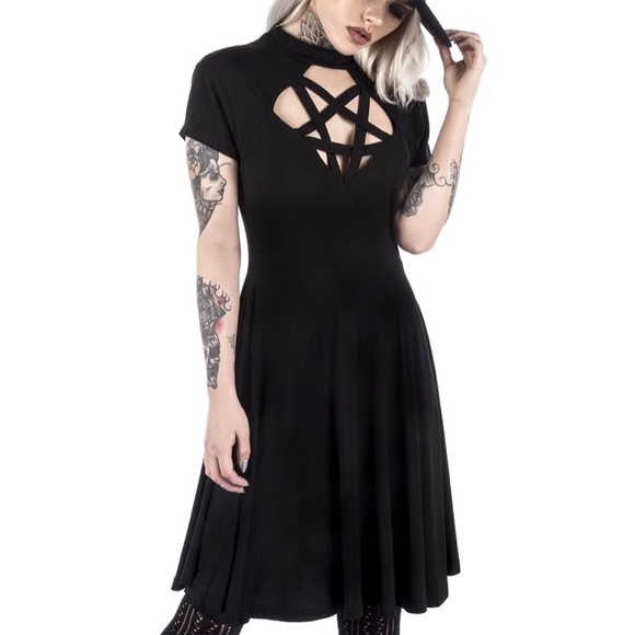 Killstar Dresses & Skirts - KILLSTAR scariel penta skater dress